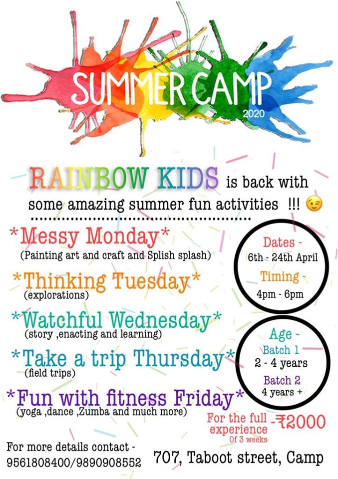 Rainbow Kids Summer Camp-Camp, Pune - Kidwise